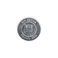 Preview 1 Króna, 2011 obverse