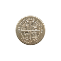 Preview 100 Krónur, 2011 obverse