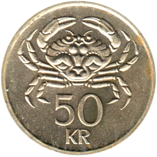 50 Krónur, 2005 Reverse