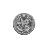 Preview 5 Krónur, 2008 obverse