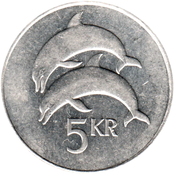 5 Krónur, 2008 Reverse