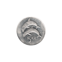 Preview 5 Krónur, 2008 reverse