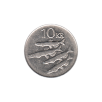 Preview 10 Krónur, 1987 reverse