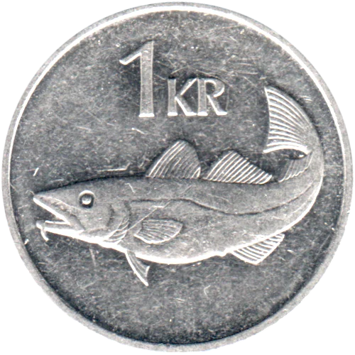 1 Króna, 2005 Reverse