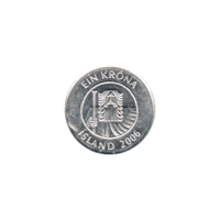 Preview 1 Króna, 2006 obverse