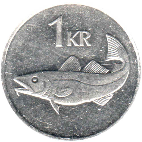 1 Króna, 2006 Reverse