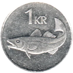 Preview 1 Króna, 2006 reverse