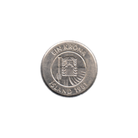 Preview 1 Króna, 1981 obverse
