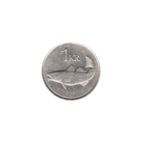 Preview 1 Króna, 1981 reverse