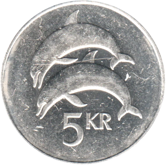 5 Krónur, 2007 Reverse