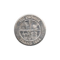 Preview 10 Krónur, 1984 obverse