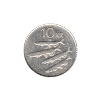 Preview 10 Krónur, 1984 reverse