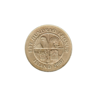 Preview 100 Krónur, 2007 obverse