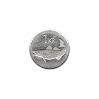 Preview 1 Króna, 1991 reverse