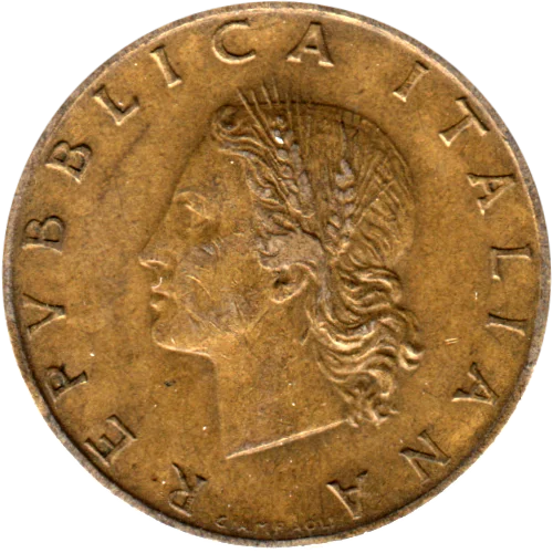20 Lire, 1957 Obverse