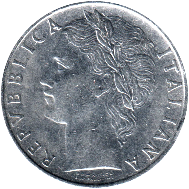 100 Lire, 1963 Obverse