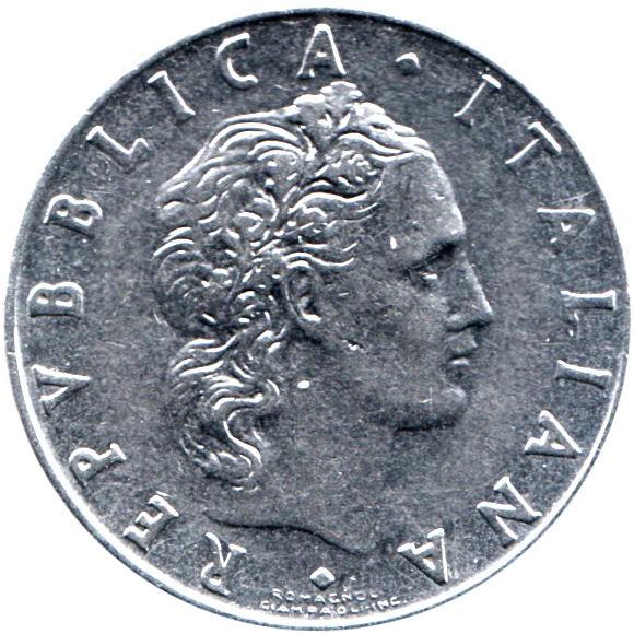 50 Lire, 1976 Obverse