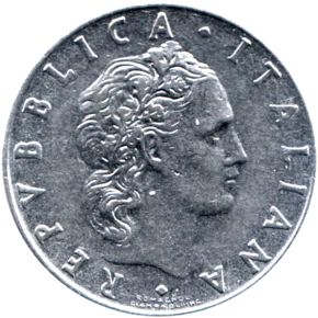 Preview 50 Lire, 1976 obverse