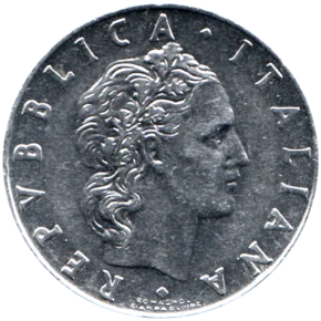 Preview 50 Lire, 1973 obverse