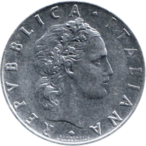 Preview 50 Lire, 1963 obverse
