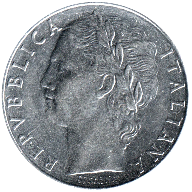 100 Lire, 1977 Obverse