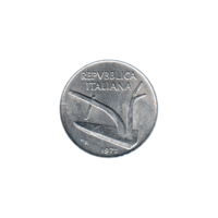Preview 10 Lire, 1972 obverse