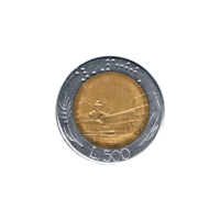 Preview 500 Lire, 1984 reverse