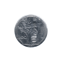 Preview 100 Lire, 1967 reverse