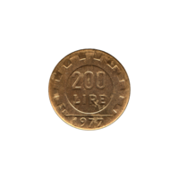 Preview 200 Lire, 1977 reverse