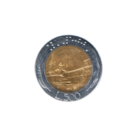 Preview 500 Lire, 1986 reverse