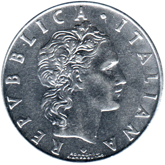 50 Lire, 1978 Obverse