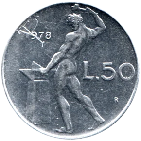 Preview 50 Lire, 1978 reverse