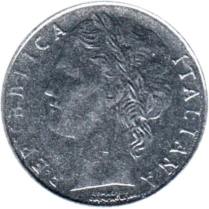 100 Lire, 1991 Obverse