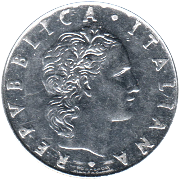 50 Lire, 1974 Obverse