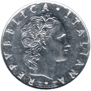 Preview 50 Lire, 1974 obverse
