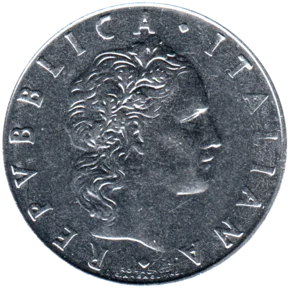Preview 50 Lire, 1977 obverse