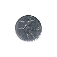 Preview 50 Lire, 1977 reverse