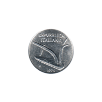 Preview 10 Lire, 1974 obverse