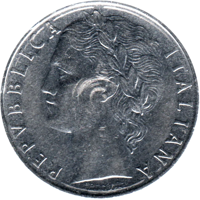 100 Lire, 1974 Obverse