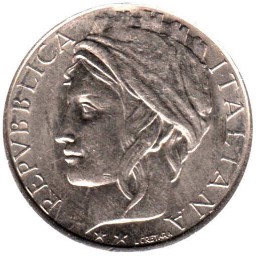 100 Lire, 1998 Obverse