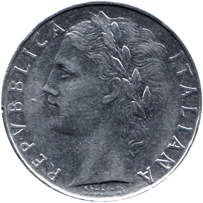 100 Lire, 1973 Obverse