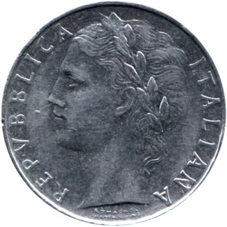 Preview 100 Lire, 1973 obverse
