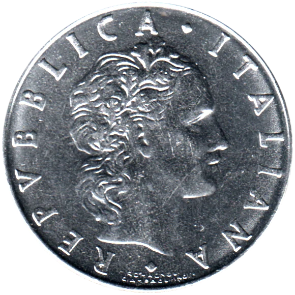 50 Lire, 1980 Obverse