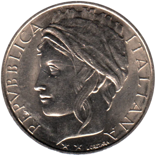 100 Lire, 1999 Obverse