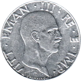 Preview 50 centesimi, 1940 obverse