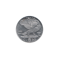 Preview 50 centesimi, 1940 reverse
