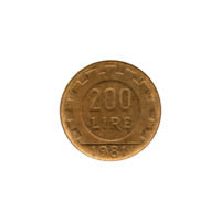Preview 200 Lire, 1981 reverse