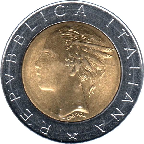 500 Lire, 1983 Obverse
