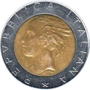Preview 500 Lire, 1987 obverse