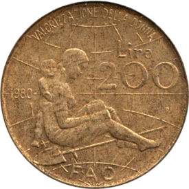 Preview 200 Lire, 1980 reverse